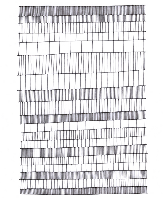 This doodle was created using a 0.45 Unipin Fineliner. It's on A4 white 160gsm paper and is a one off piece.
