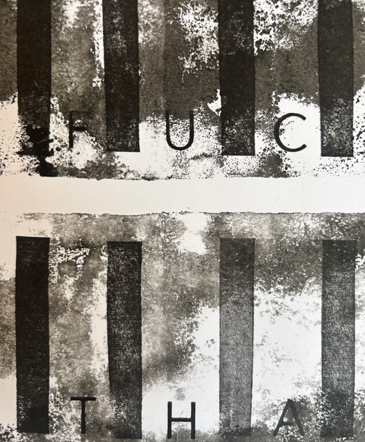 Fuck that shit – Original A4 Artwork