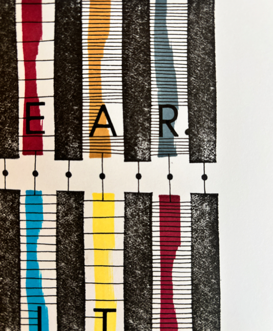 Swear. It helps – Original A4 Artwork