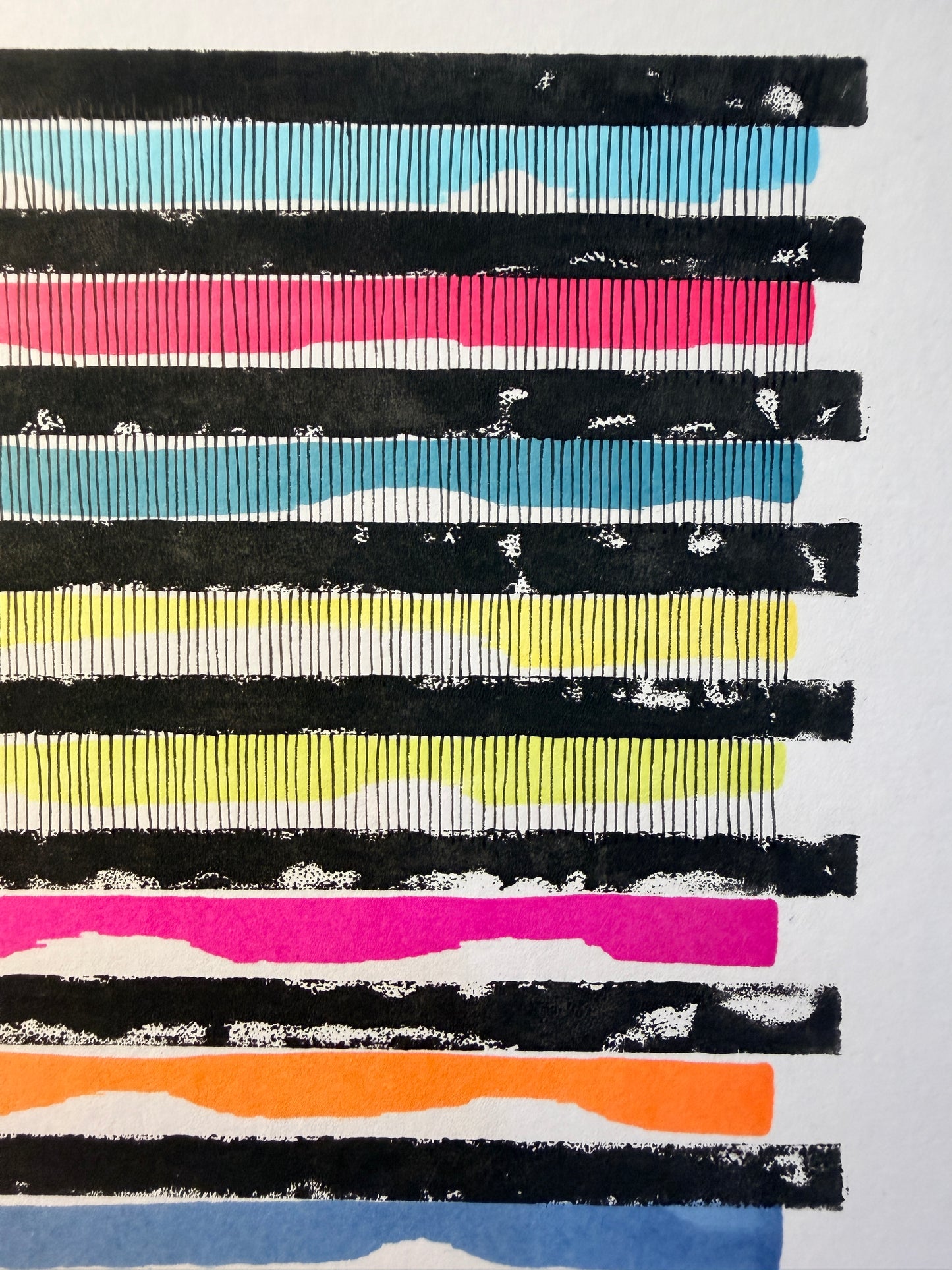 Put art on walls, not flags on lamp posts – Original A3 Artwork