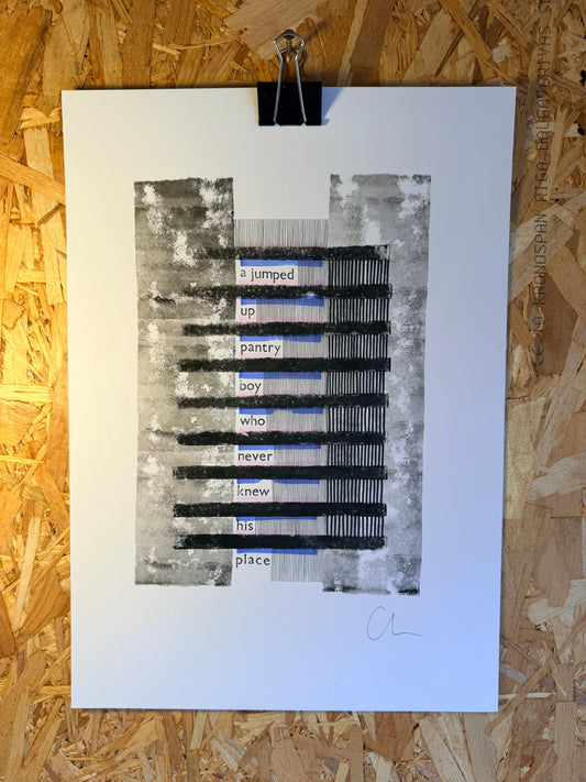 Jumped up pantry boy – Original A3 Artwork