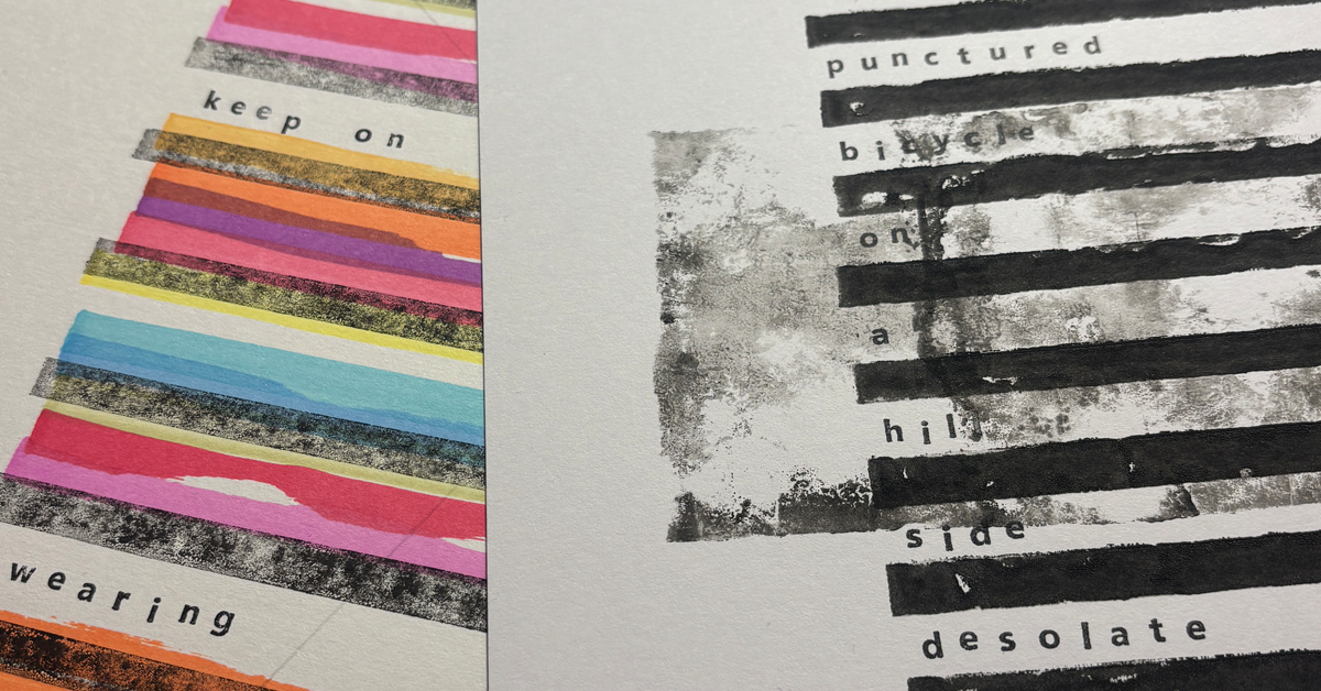 Carl D Jones, Abstract Art, using fineliners, markers and printmaking ...
