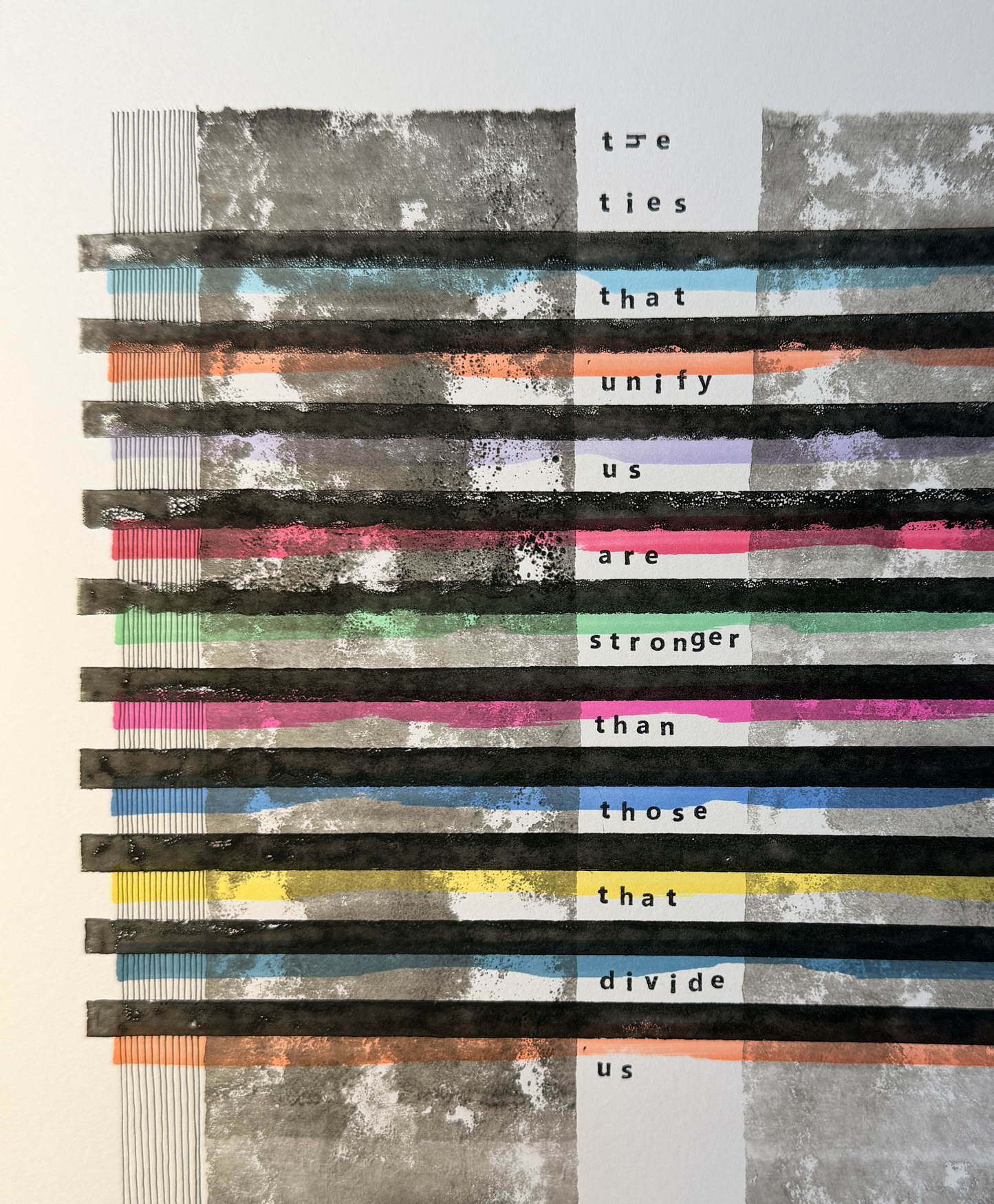 The ties that unify us – Original A3 Artwork