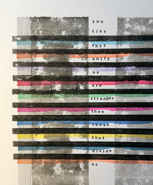 The ties that unify us – Original A3 Artwork